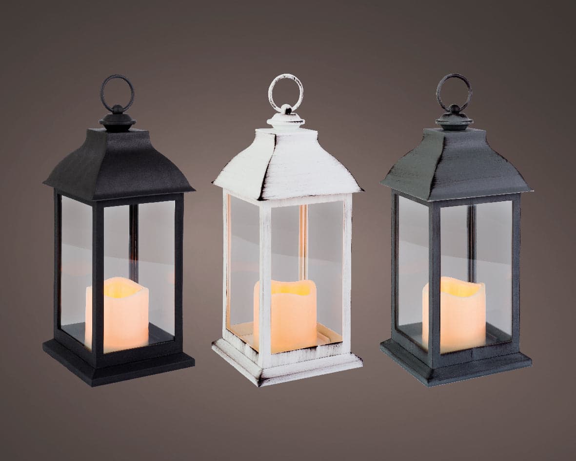 Lanterne luminose color Naturale in legno, decorazione per esterno - 6