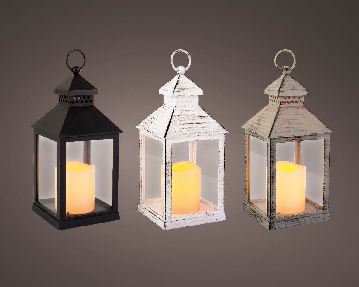 Lanterne luminose color Naturale in legno, decorazione per esterno - 8