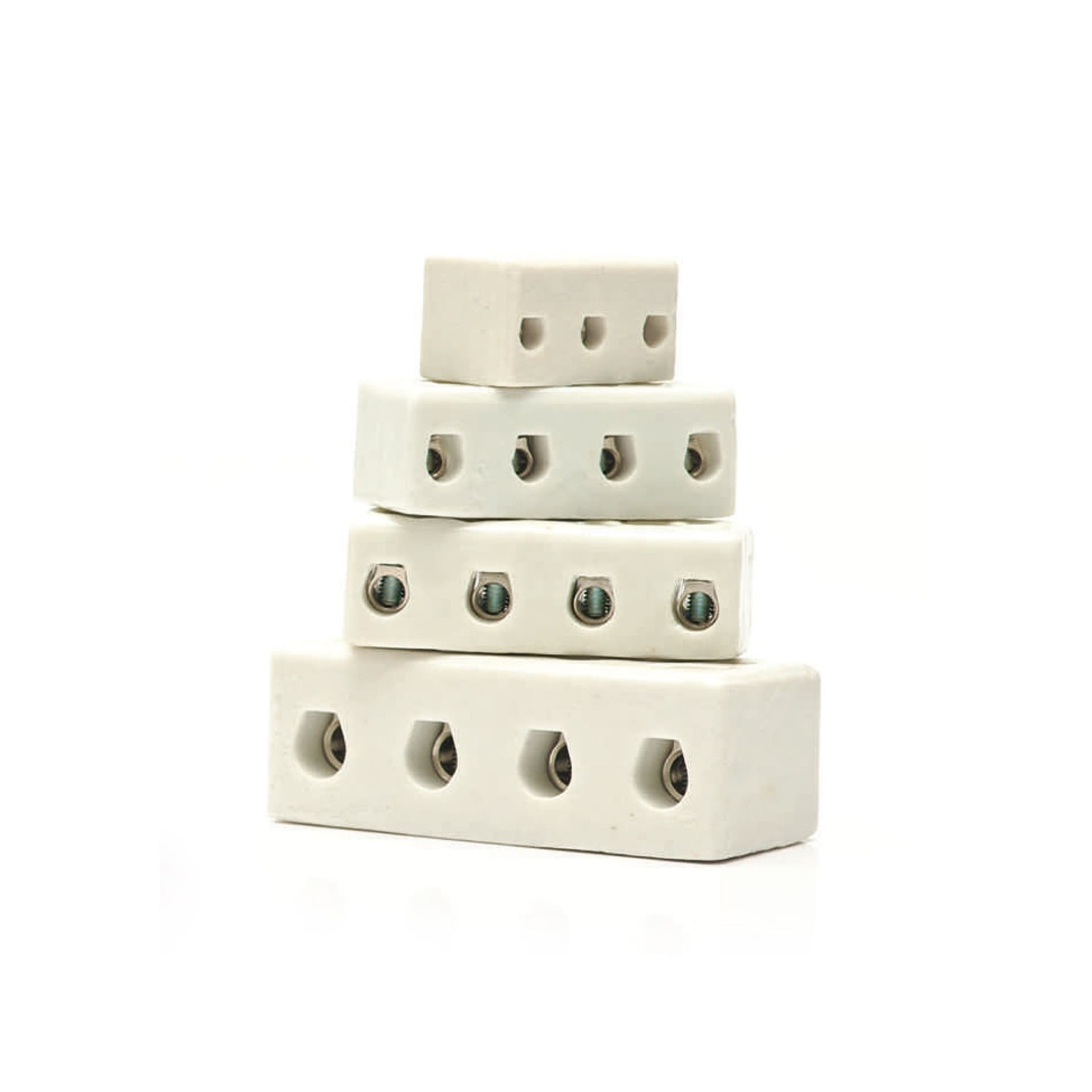 Morsetti Ceramici per collegamento cavi elettrici resistenti e isolanti