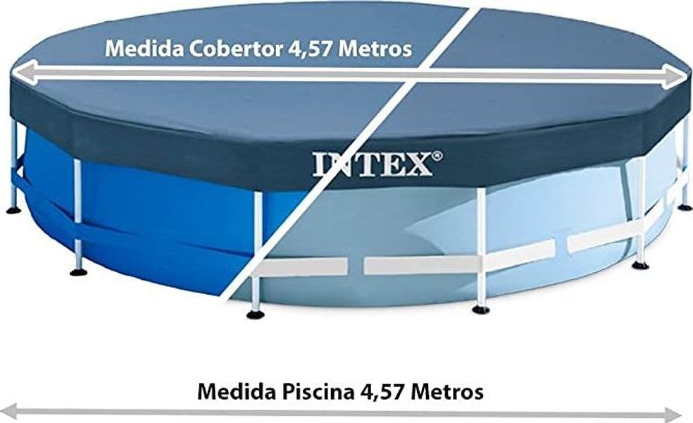Telo di ricambio per copertura piscina Frame tonda Intex e Bestway - 2