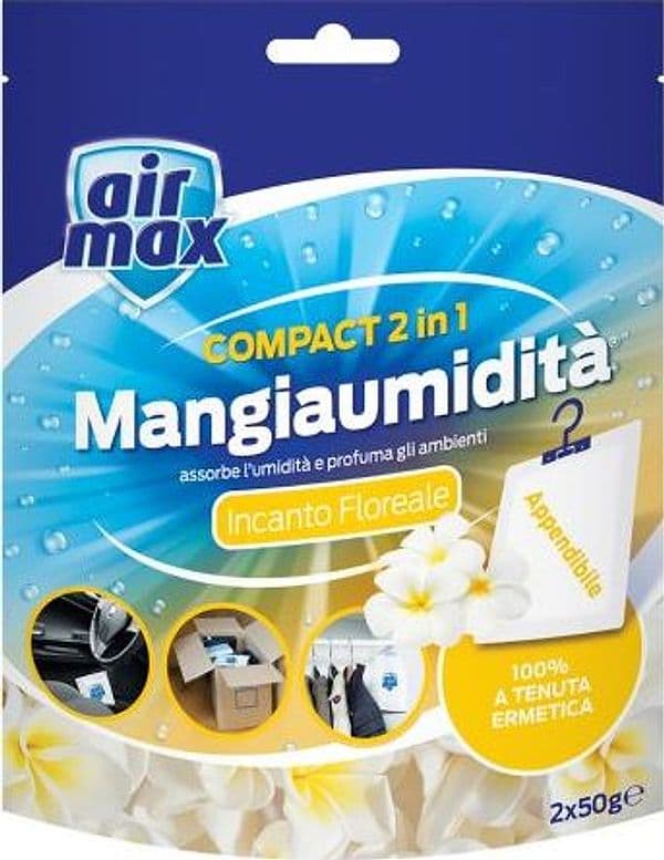 Assorbi umidità "Compact" in buste appendibili adatto per piccoli ambienti - 2