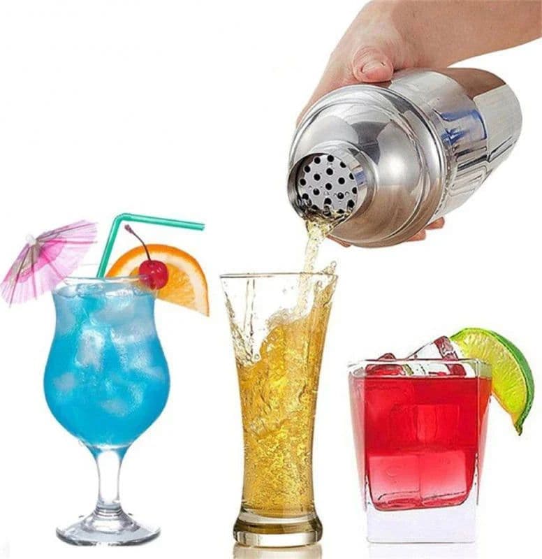 Set bartender 7 pezzi Shaker per cocktail idea regalo per barman - 6