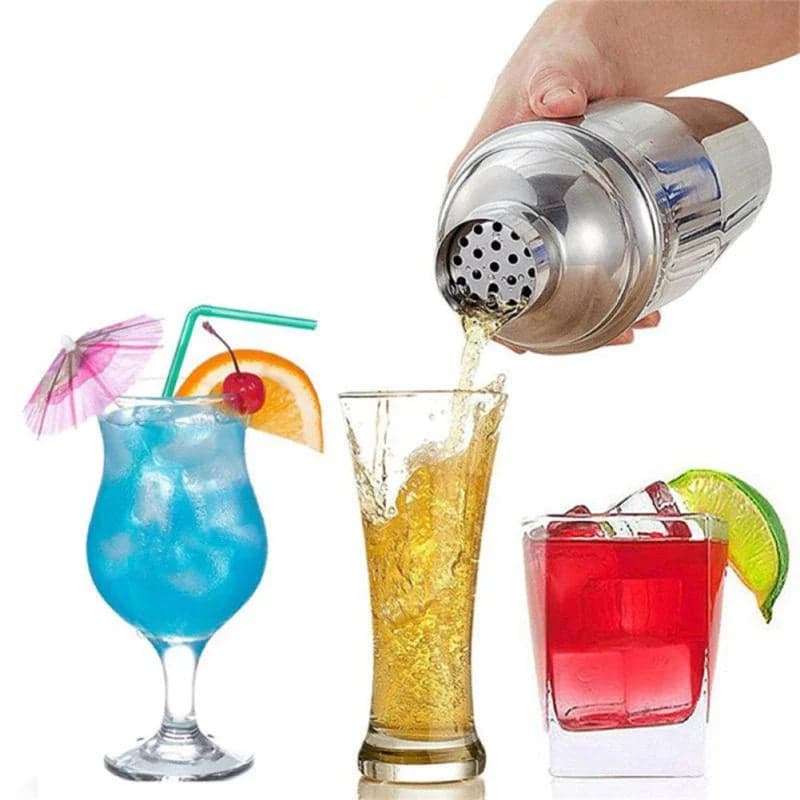 Set bartender 7 pezzi Shaker per cocktail idea regalo per barman - 6