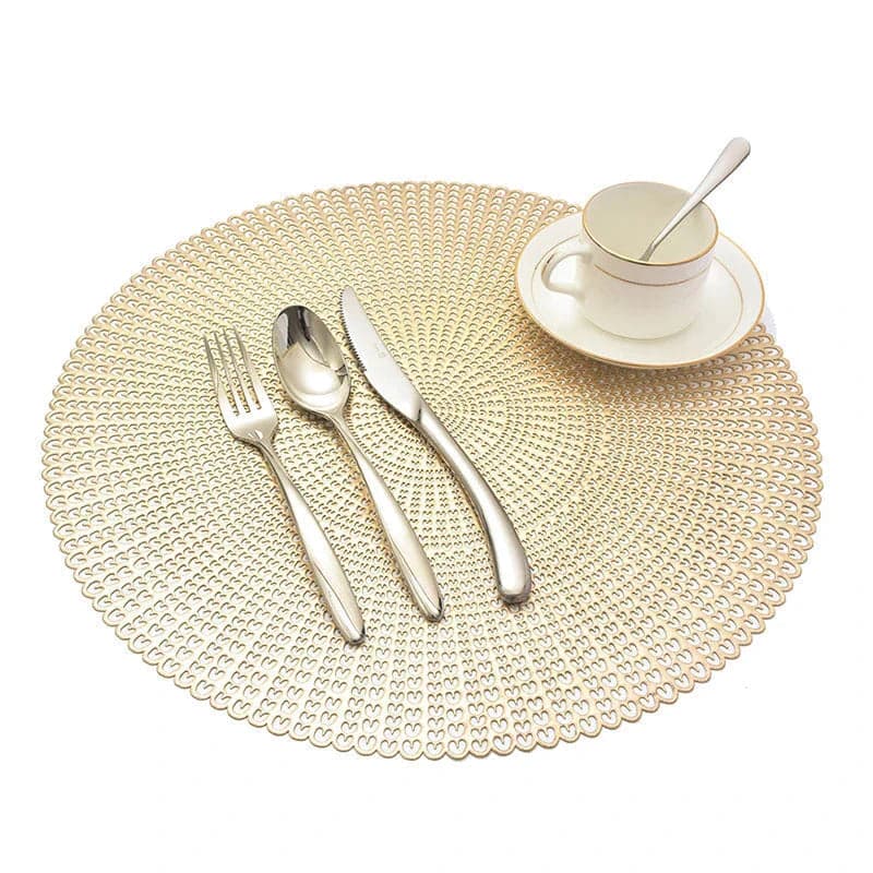 Tovagliette americane per colazione sottopiatto lavabile tondo 41 cm