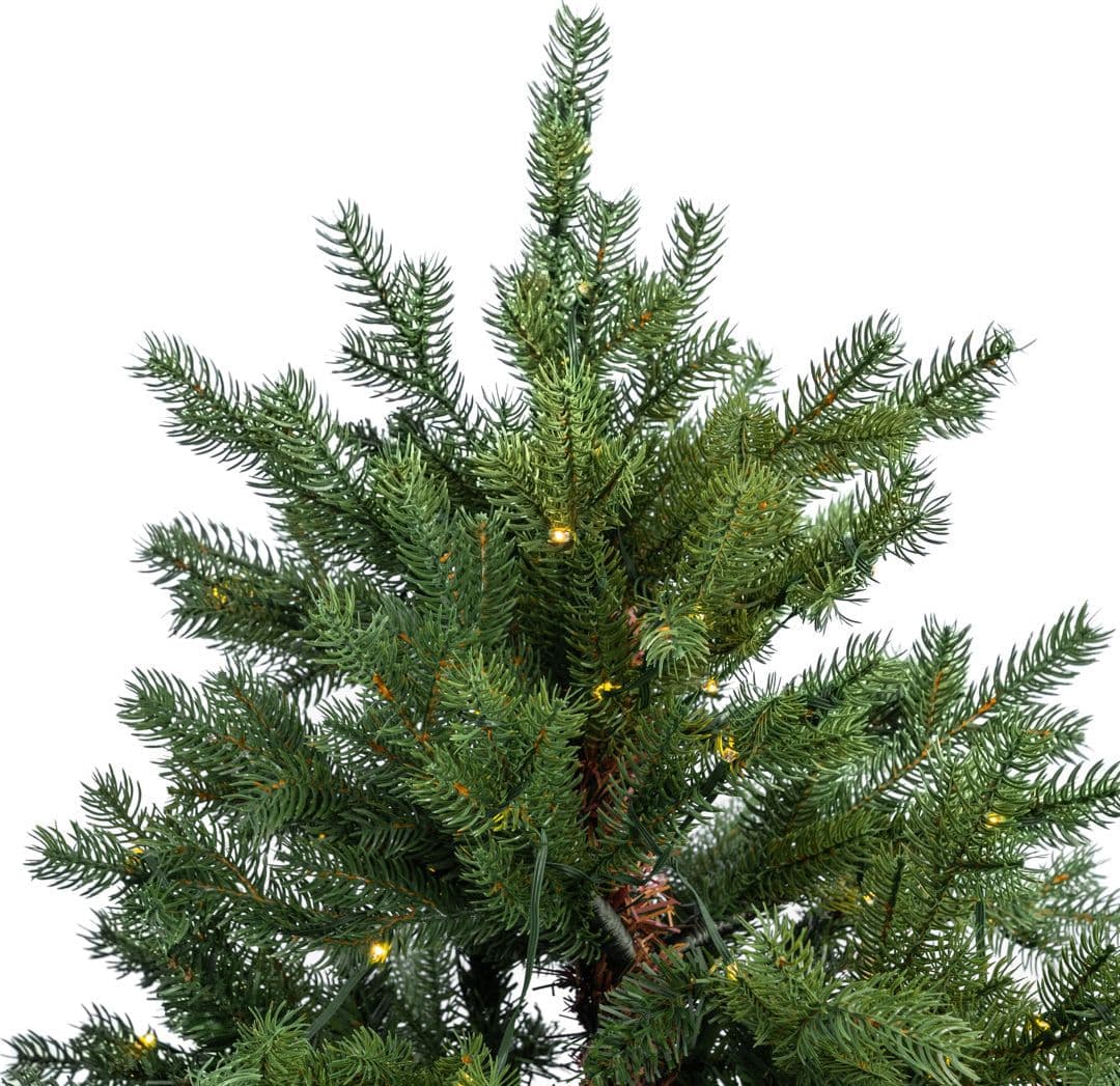 Albero di Natale con microled integrati "St Anton" 70 % in PE Effetto Real Touch - 2