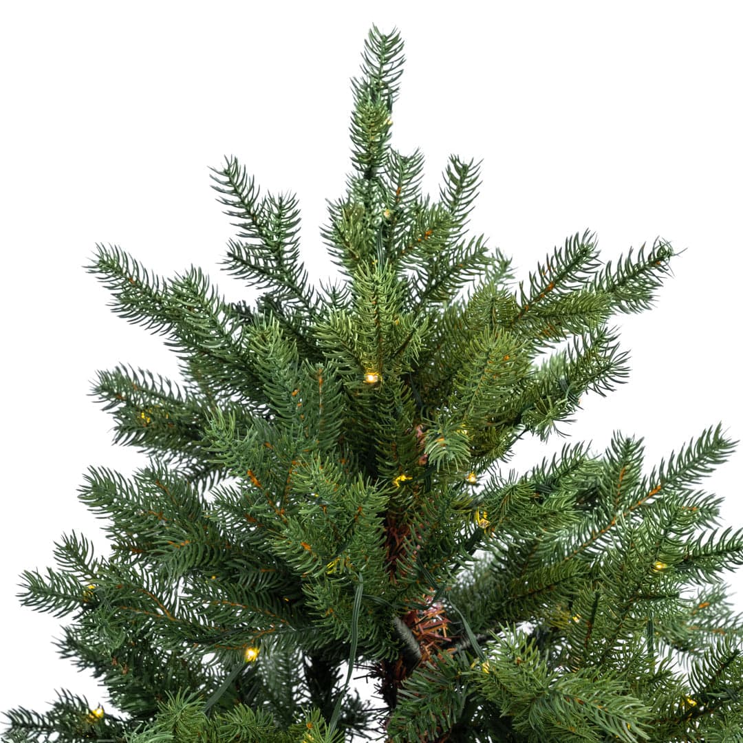 Albero di Natale con microled integrati "St Anton" 70 % in PE Effetto Real Touch - 2