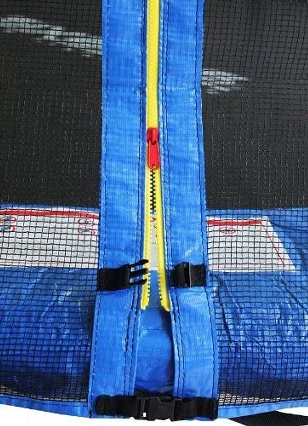 Trampolino elastico con rete di protezione per bambini ed adulti gioco da giardino e veranda - 6