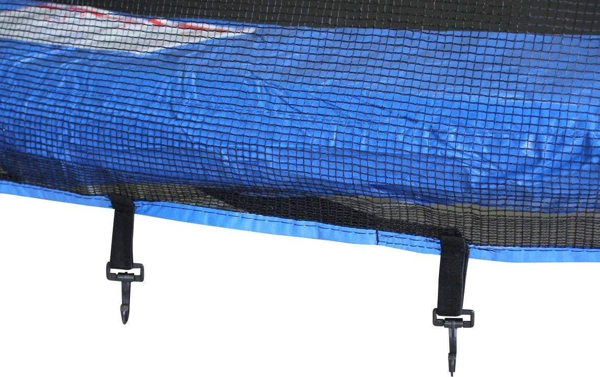 Trampolino elastico con rete di protezione per bambini ed adulti gioco da giardino e veranda - 7