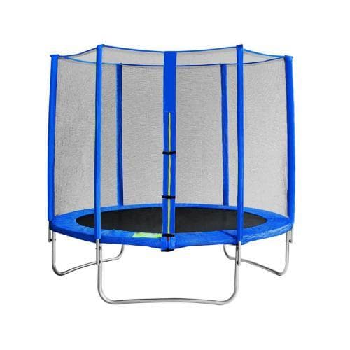 Trampolino elastico con rete di protezione per bambini ed adulti gioco da giardino e veranda - 9