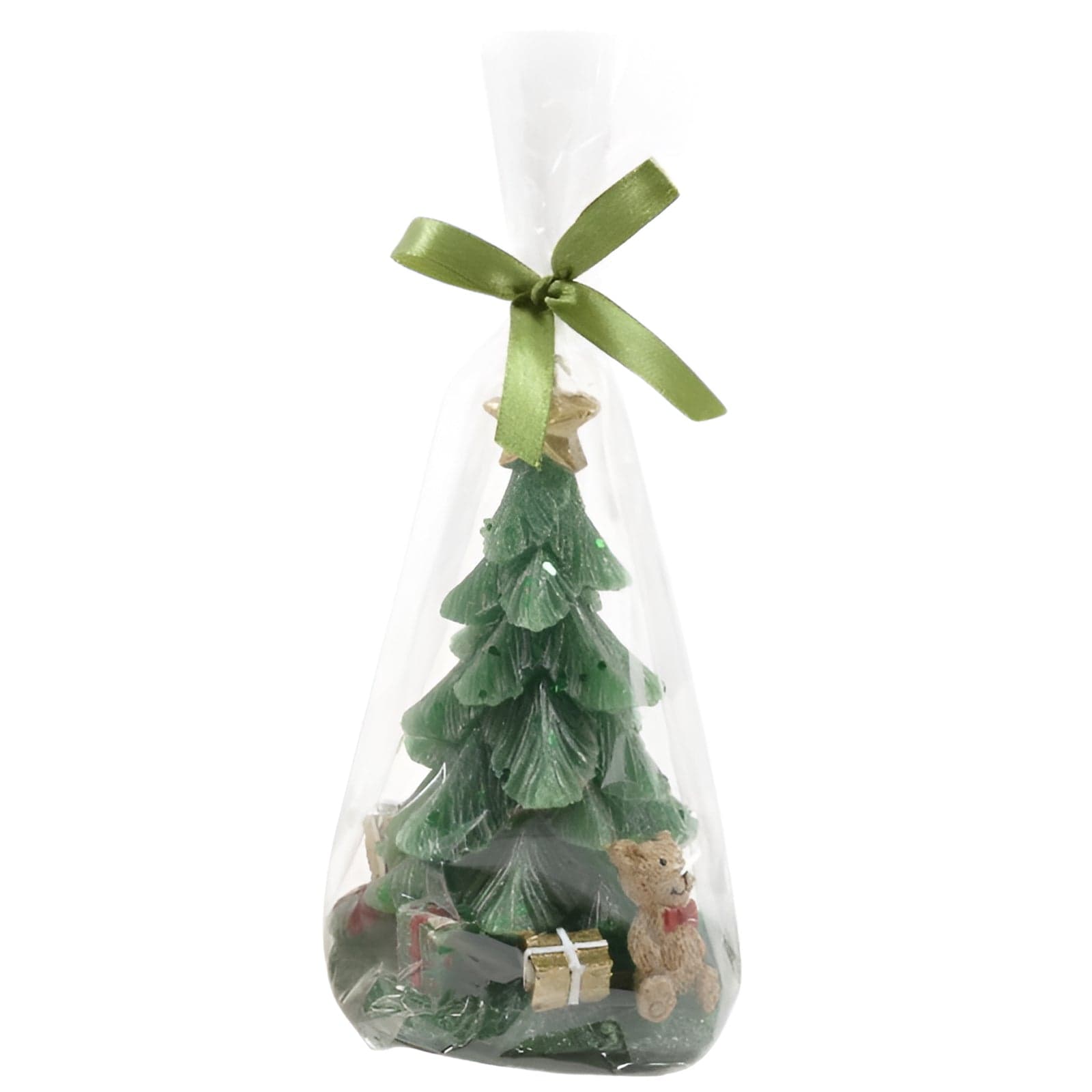 Candela a forma di albero di Natale Ø 9.5 x h 13,5 cm - 1