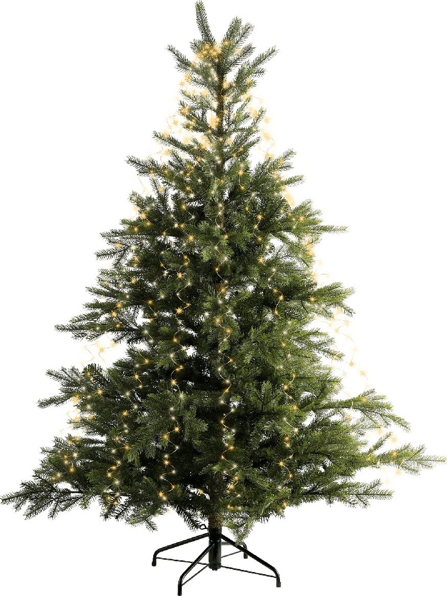 Catena luminosa per albero di Natale con MicroLED, luce calda - 3