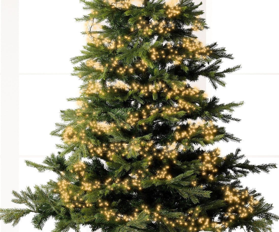 Catena luminosa a LED con 8 funzioni, effetto "Twinkle" da 300 cm, bianco caldo - 4