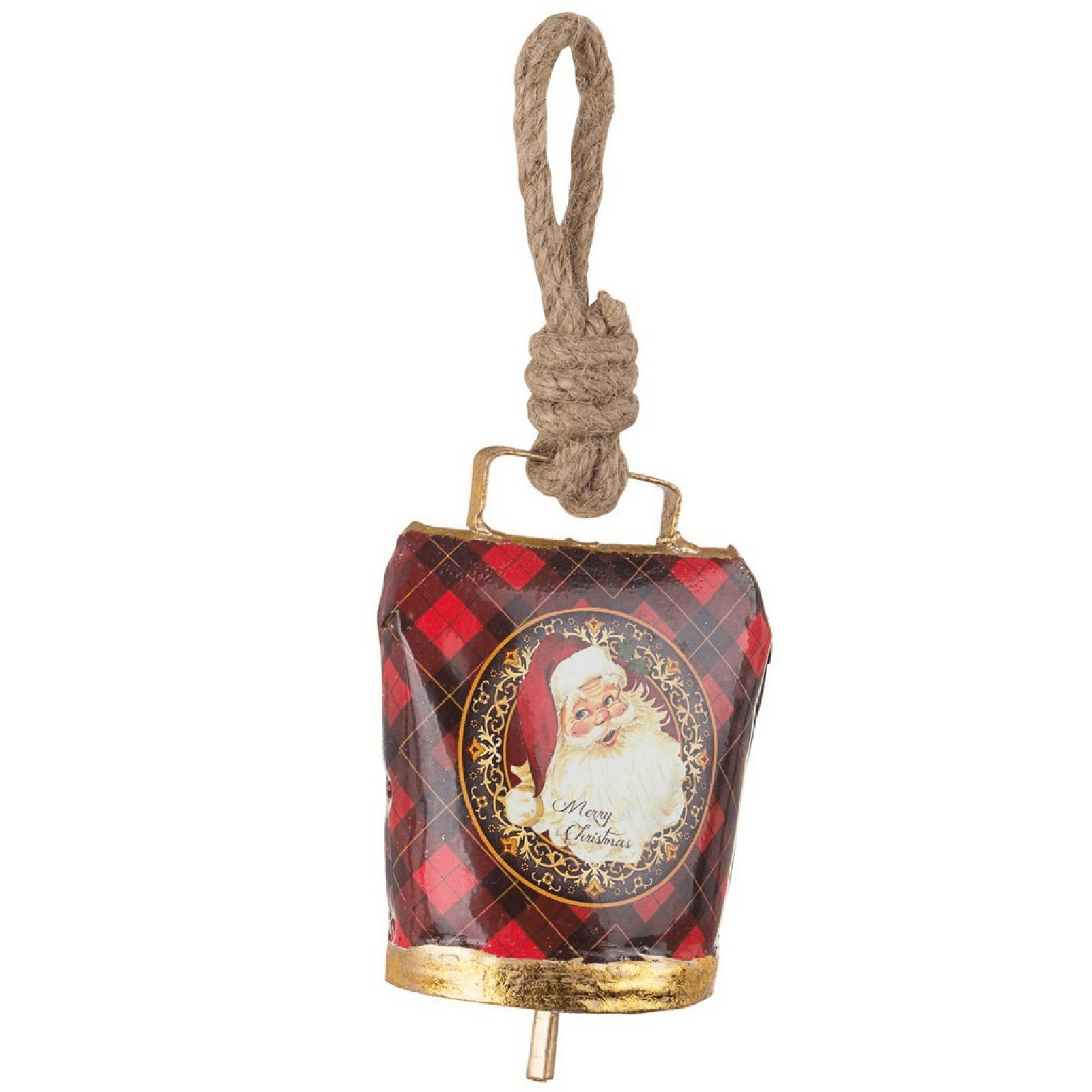 Pendaglio Campana "Wendi" per Albero di Natale h 11,5 cm in metallo - 2