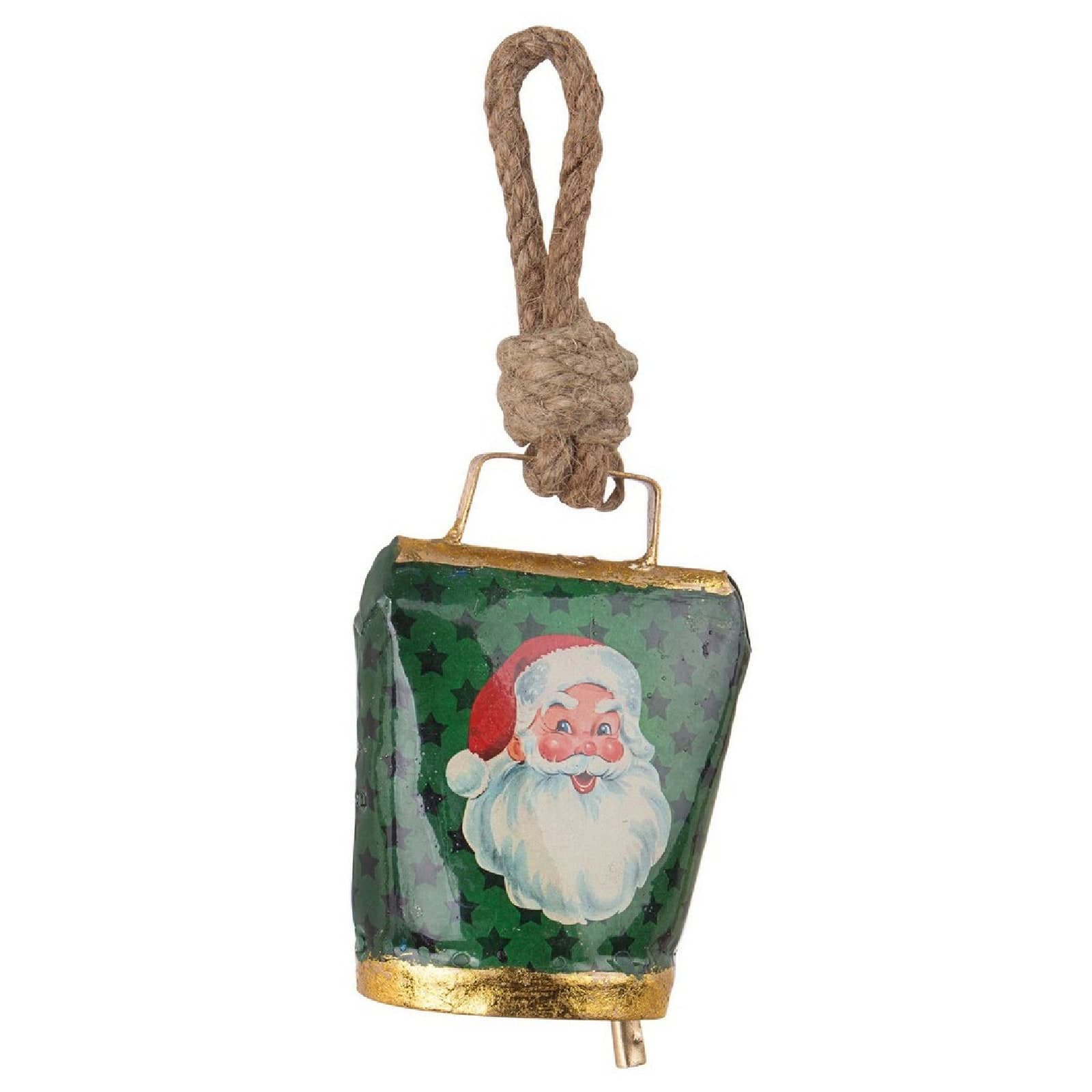 Pendaglio Campana "Wendi" per Albero di Natale h 11,5 cm in metallo - 3