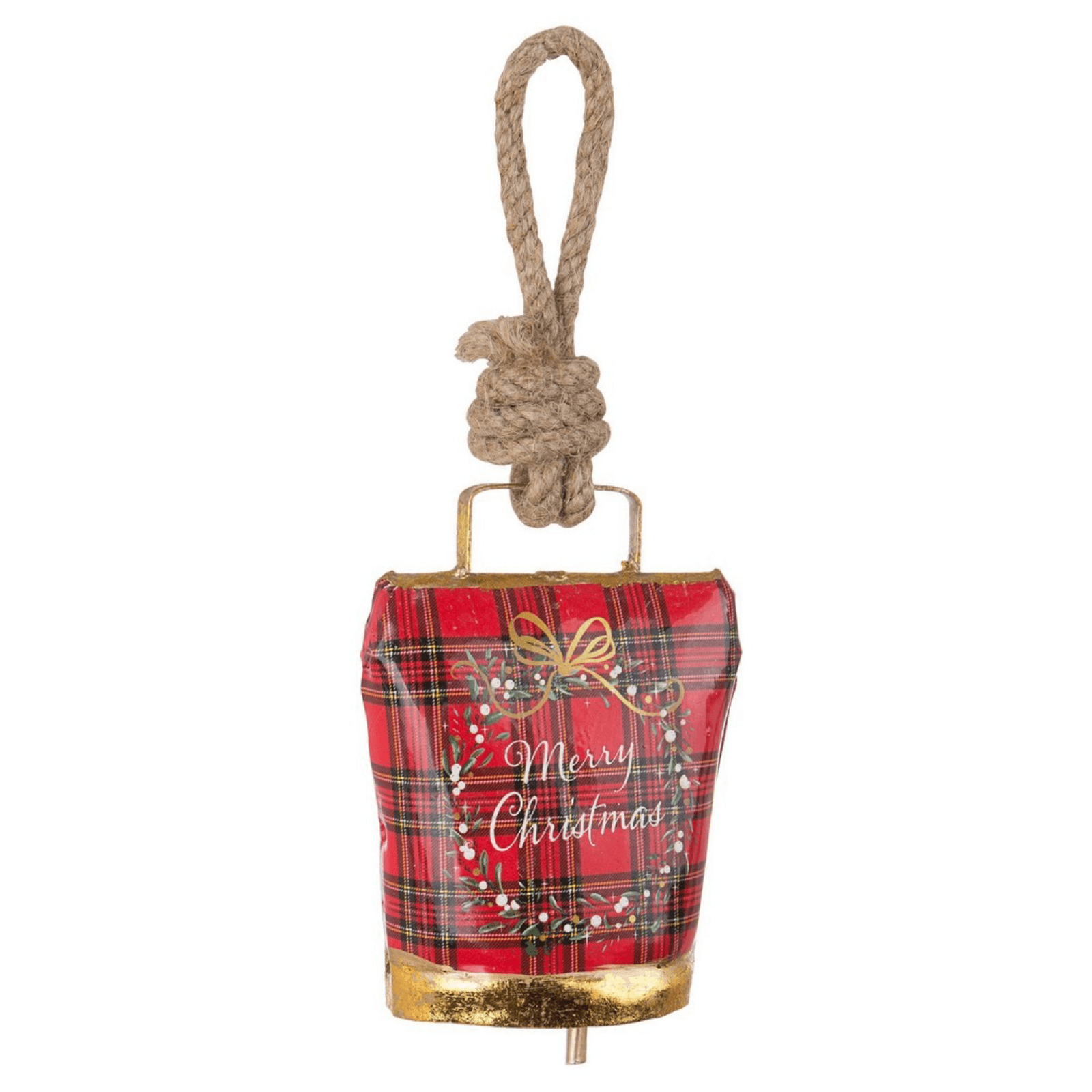 Pendaglio Campana "Wendi" per Albero di Natale h 11,5 cm in metallo - 4