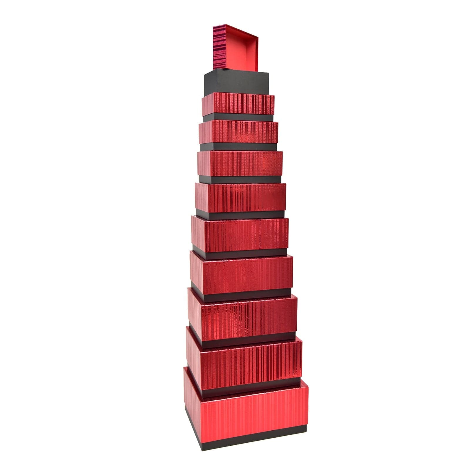 Scatole portaoggetti resistenti per decorazione natalizia set da 10 - 3
