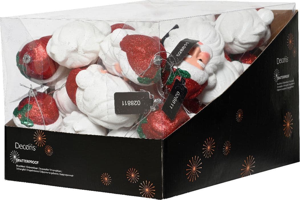 Pendaglio a forma di Babbo Natale per albero decorazione natalizia da 13 cm - 2