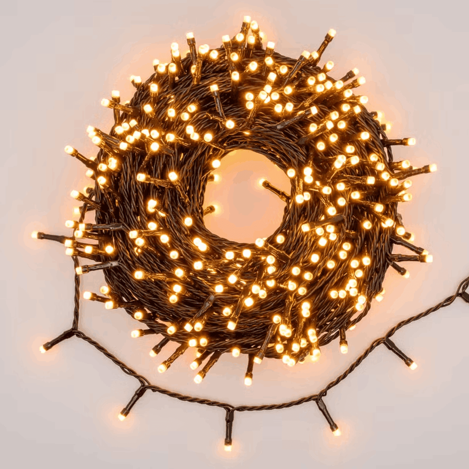 Catena 30 m, 500 Dual LED bianco caldo e bianco extra caldo - 4