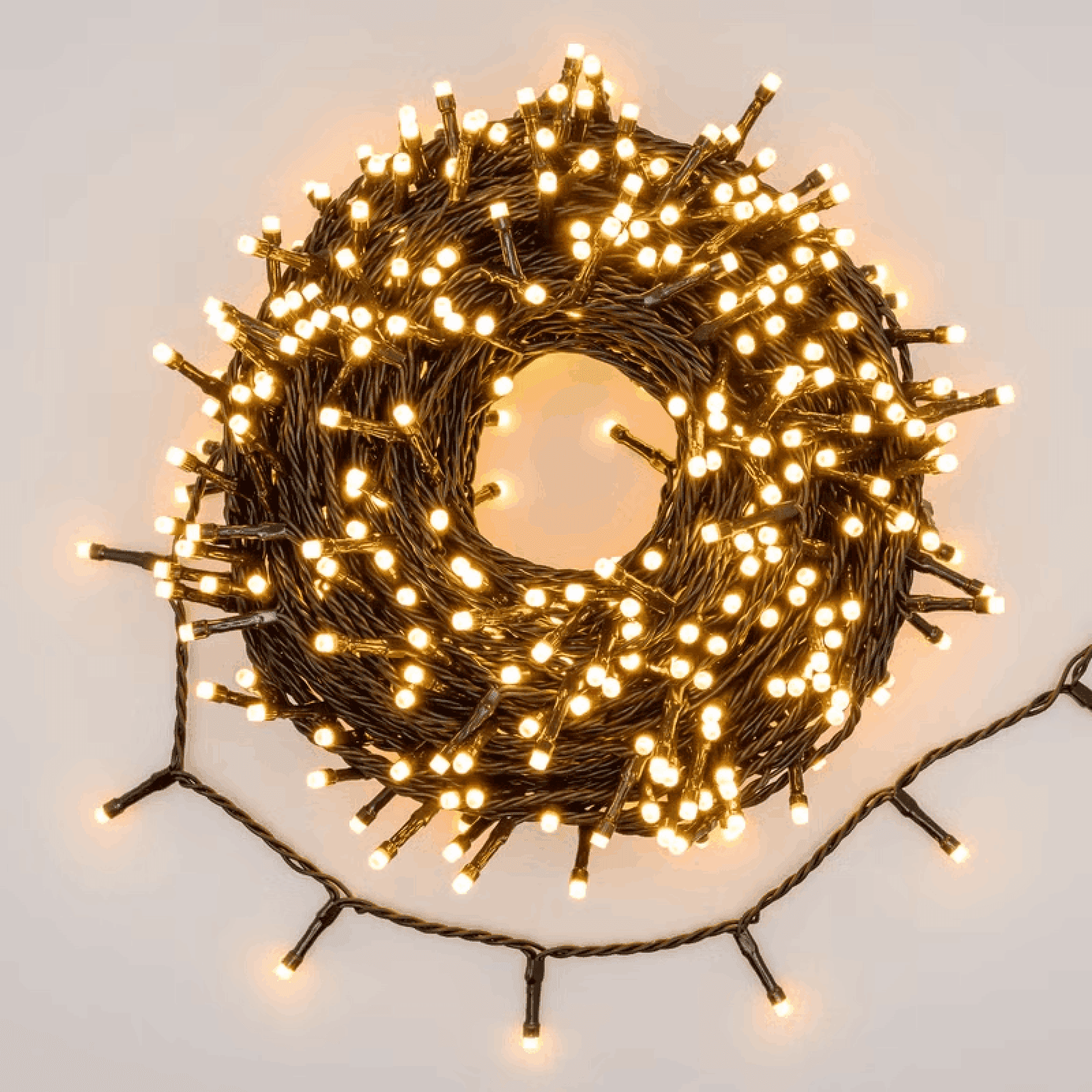 Catena 30 m, 500 Dual LED bianco caldo e bianco extra caldo - 5