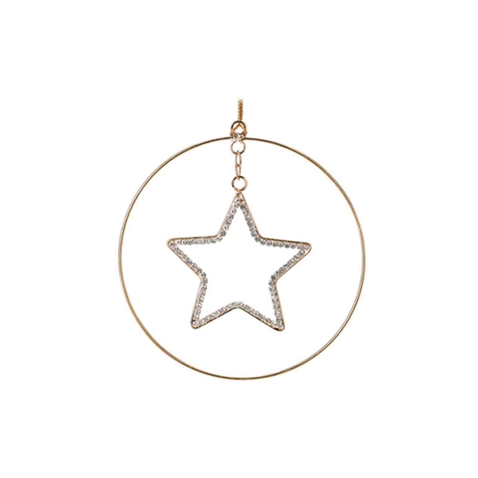 Pendente per albero di Natale gioiello in vetro per decorazioni natalizie Ø 12 cm - 2