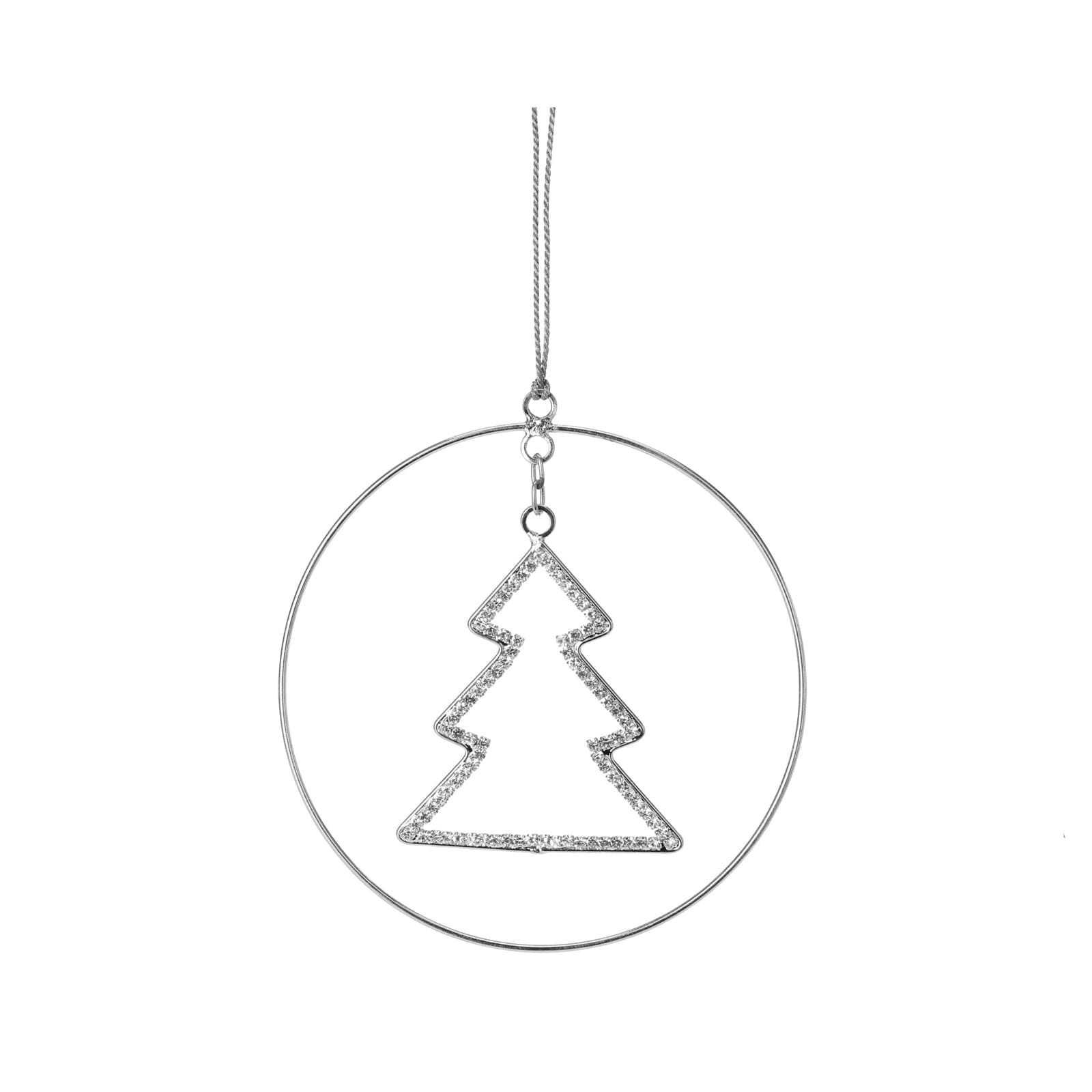 Pendente per albero di Natale gioiello in vetro per decorazioni natalizie Ø 12 cm - 7