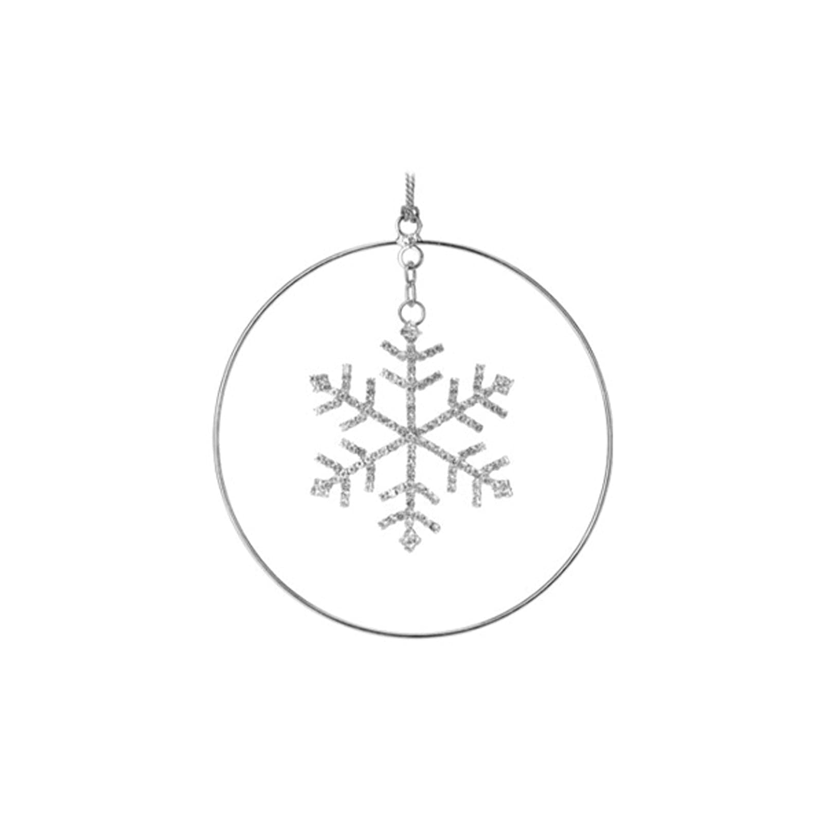 Pendente per albero di Natale gioiello in vetro per decorazioni natalizie Ø 12 cm - 9