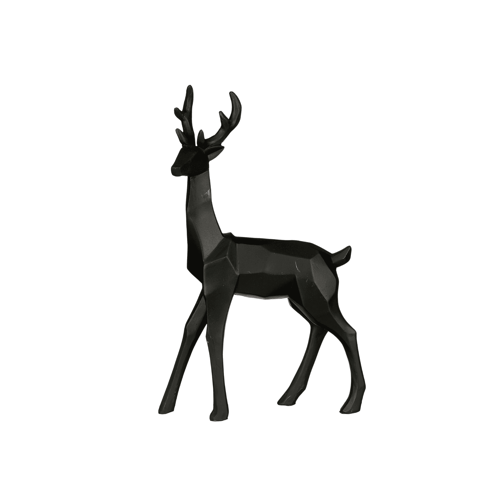 Decorazione cervo nero/oro per il natale - 3