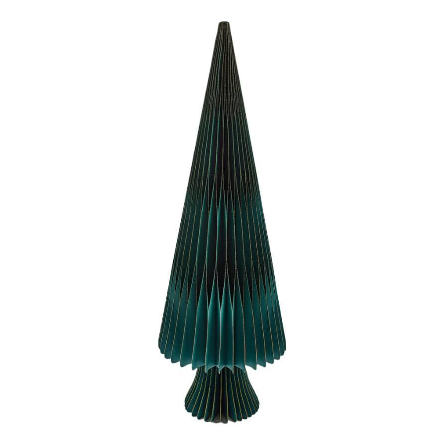 Statuetta Pino color verde scuro per decorazioni natalizie - 2