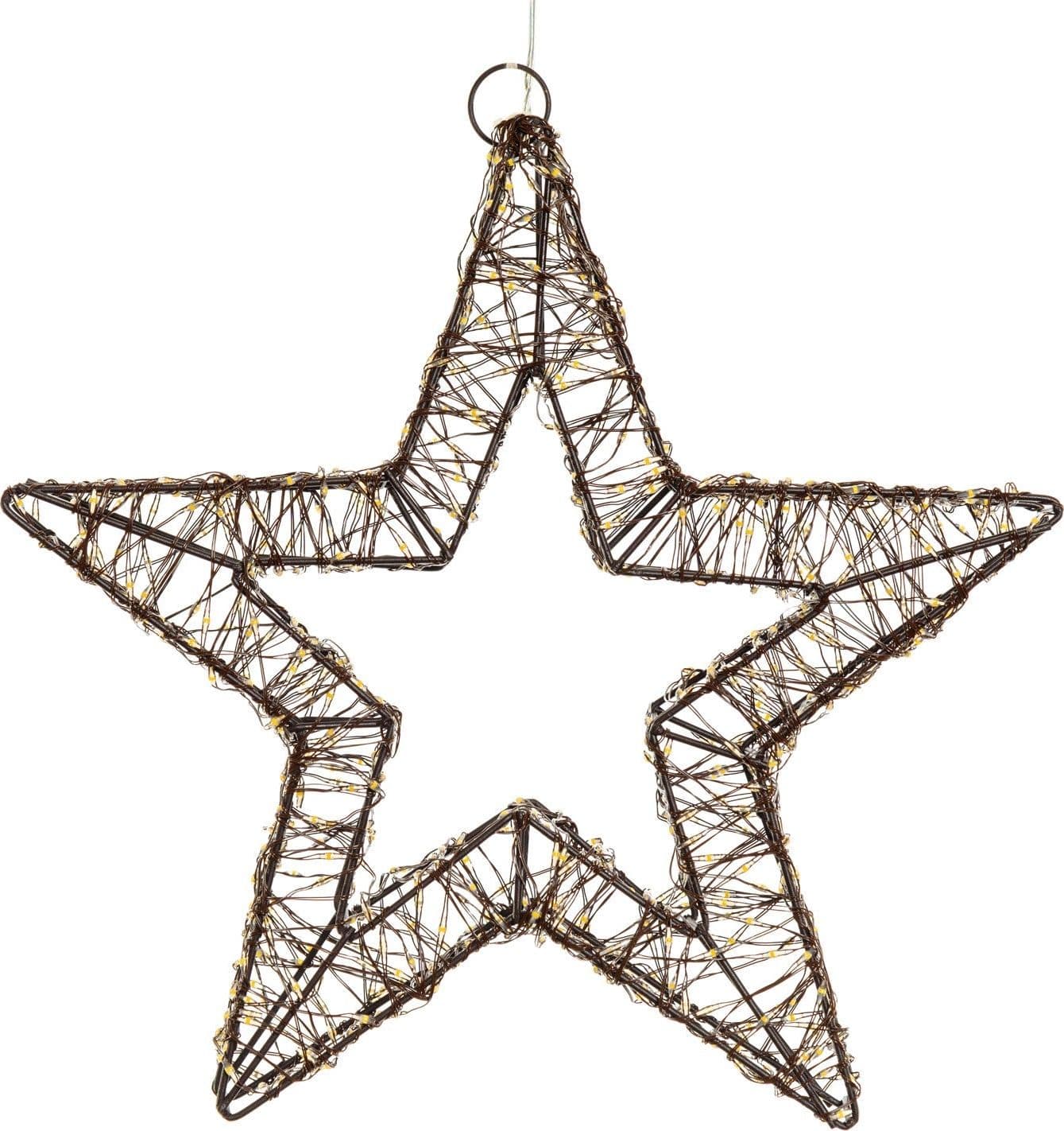 Stella di Natale luminosa a luce calda con effetto "Flashled Diamond" decorazione natalizia - 2