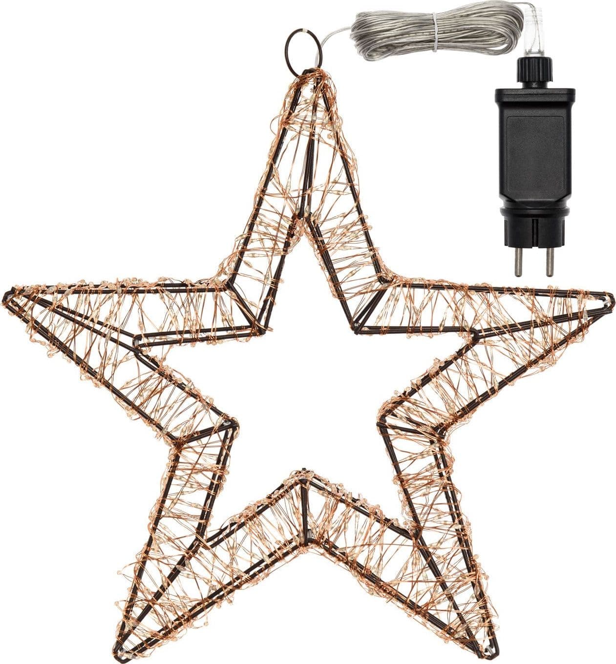 Stella di Natale luminosa a luce calda con effetto "Flashled Diamond" decorazione natalizia - 11