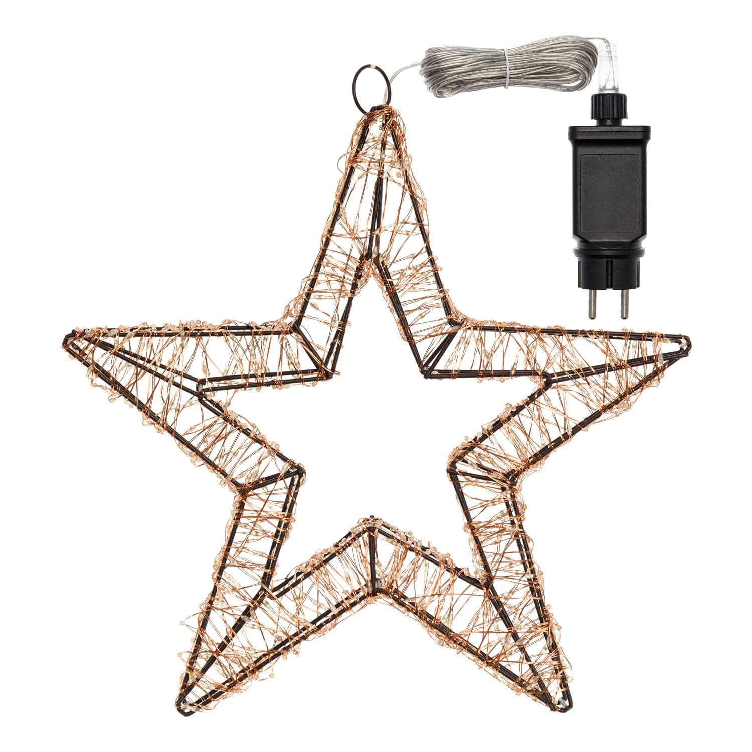 Stella di Natale luminosa a luce calda con effetto "Flashled Diamond" decorazione natalizia - 11