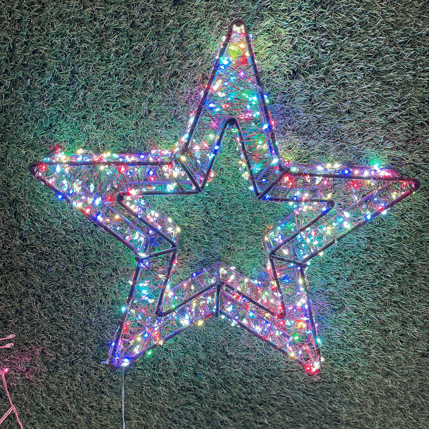 Stella di Natale luminosa a luce calda con effetto "Flashled Diamond" decorazione natalizia - 10