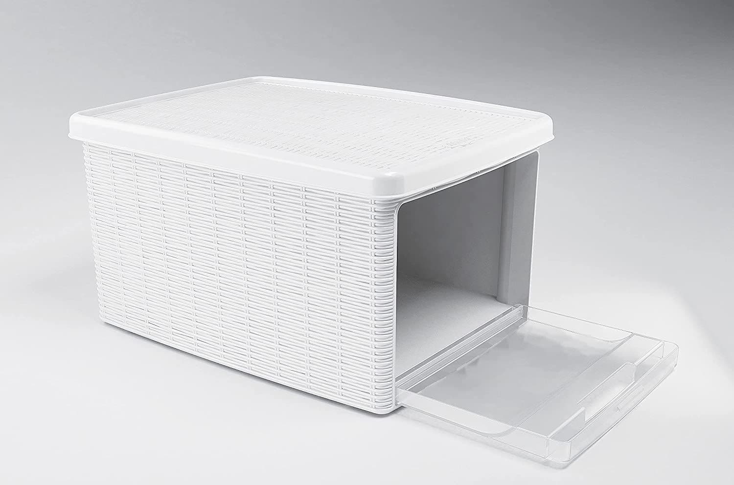 Scatola multiuso "Elegance" in plastica con apertura frontale per uso casalingo - 6