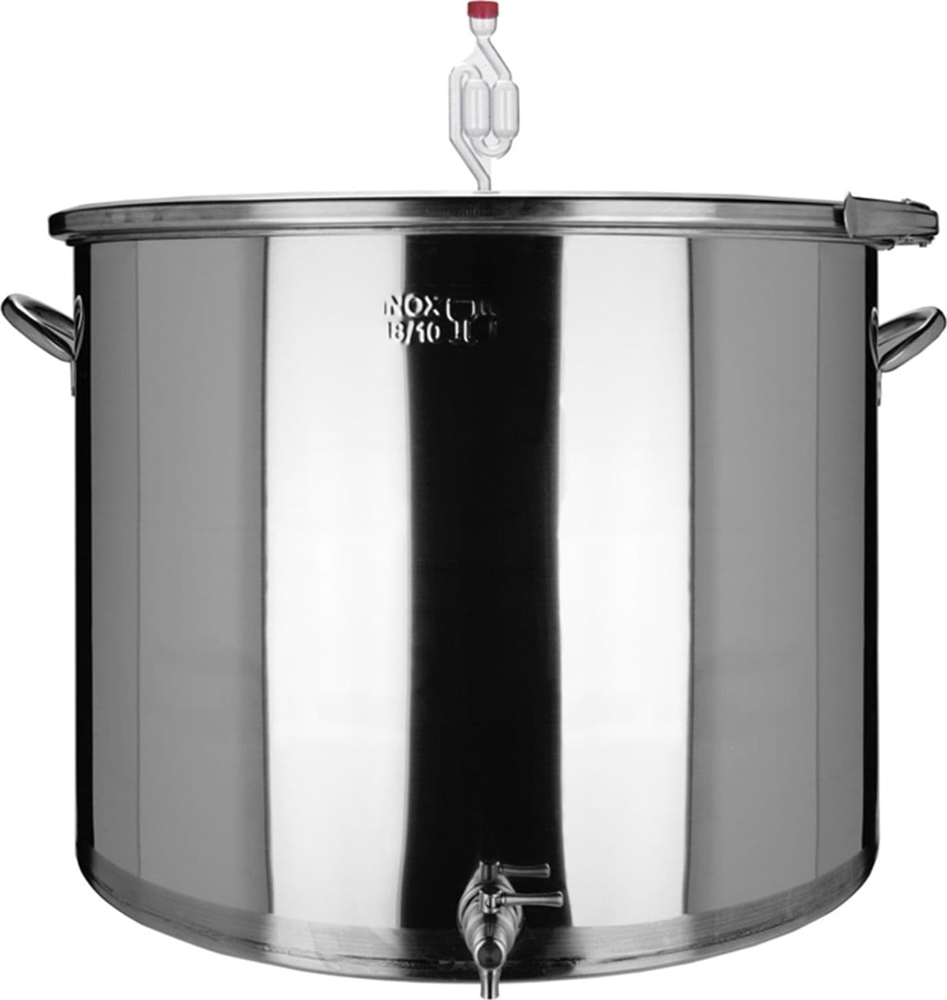 Bollitore in acciaio inox professionale per preparazione birra artigianale con tappo Fermentatore