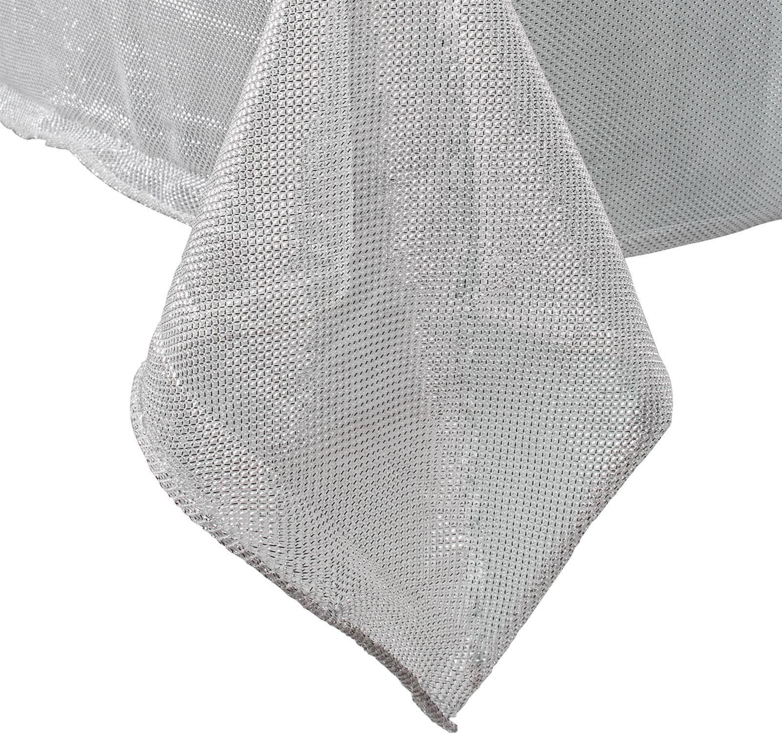 Tovaglia "Rory" argento decorazione natalizia per tavolo 12 posti 145 x 300 cm - 2