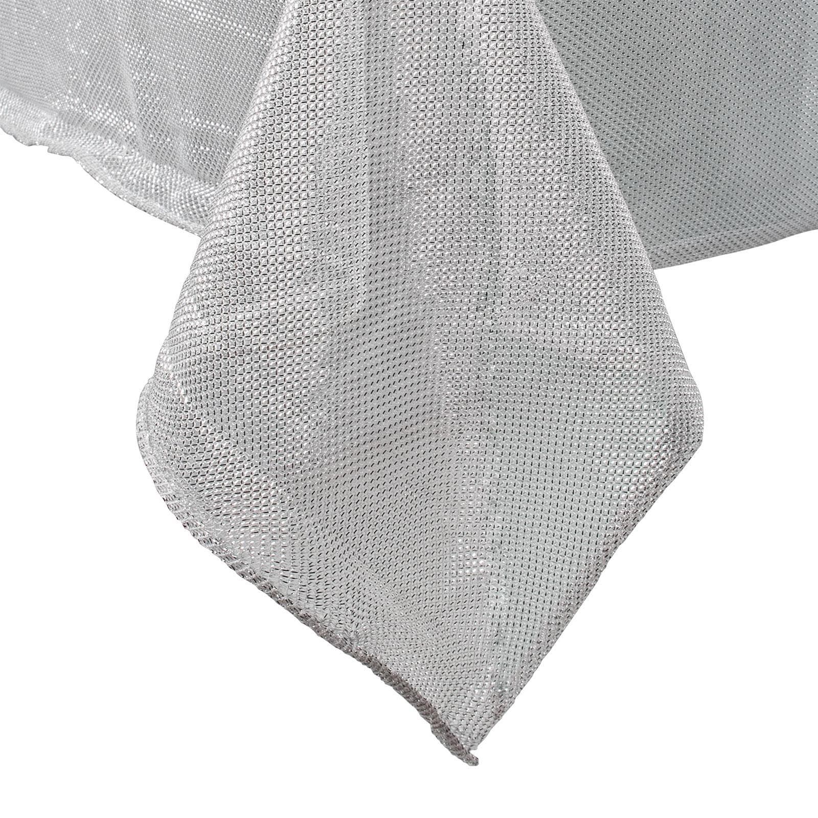 Tovaglia "Rory" argento decorazione natalizia per tavolo 12 posti 145 x 300 cm - 2