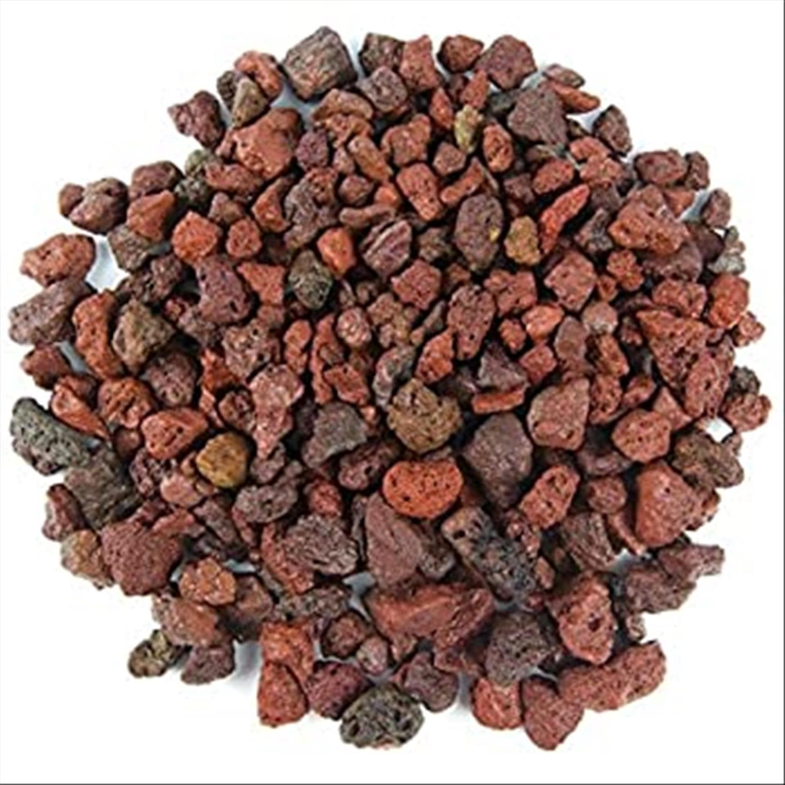Lapillo vulcanico rosso pacciamante naturale per piante e vasi Lt 33 - 2