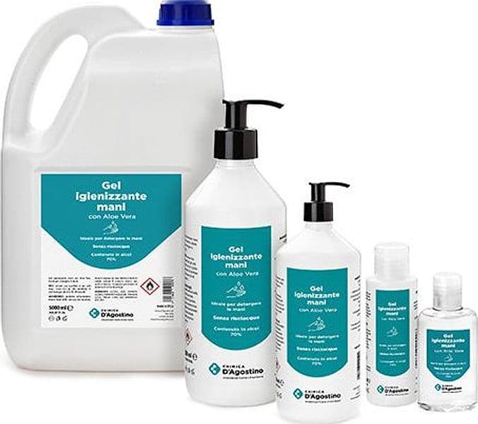 Gel igienizzante mani con aloe vera, funzione idratante, disinfettante e antibatterico con azione rapida - 2