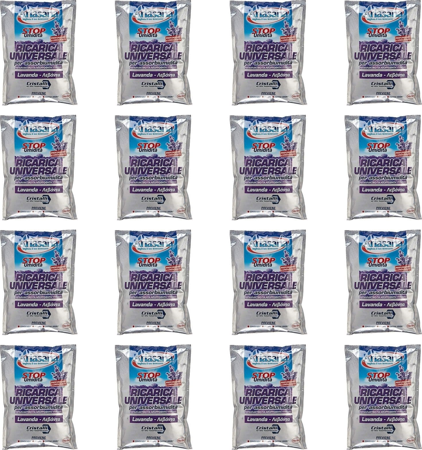 Ricarica "Ariasana" assorbi umidità' sali per deumidificatore profumazione lavanda - 5