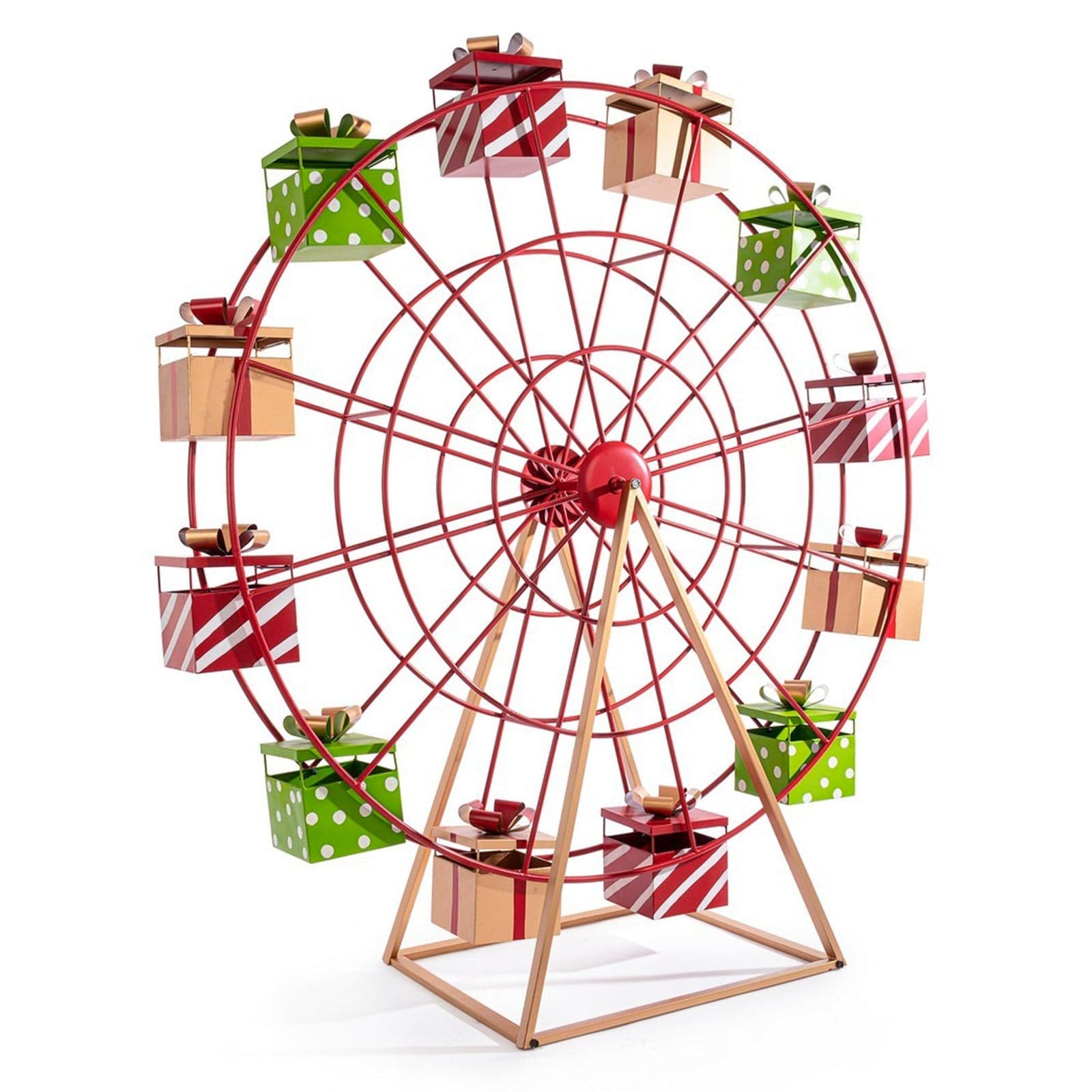 Ruota panoramica in metallo con regali decorazione 178 cm - 2