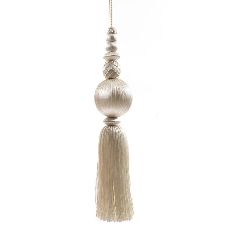 Pallina in velluto con Nappa per albero di natale sfera natalizia particolare h 33 cm - 3
