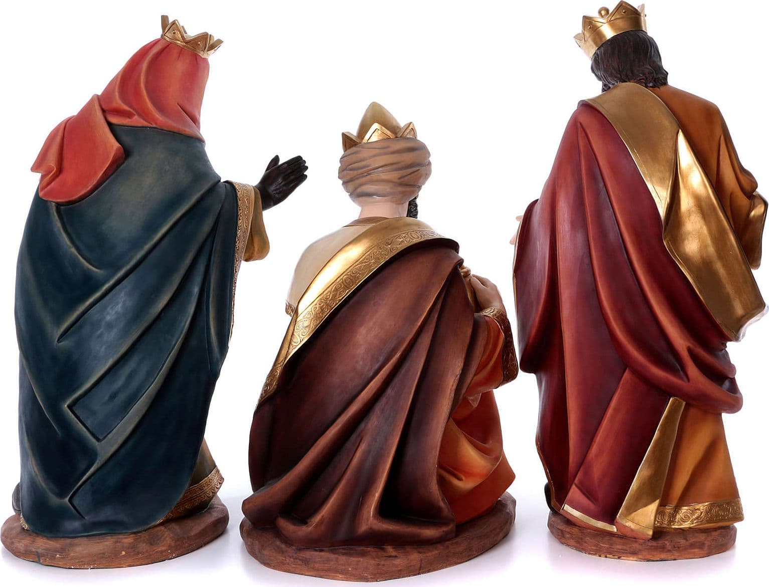 Set dei 3 re magi per presepe decorazione natalizia soggetti natività - 5
