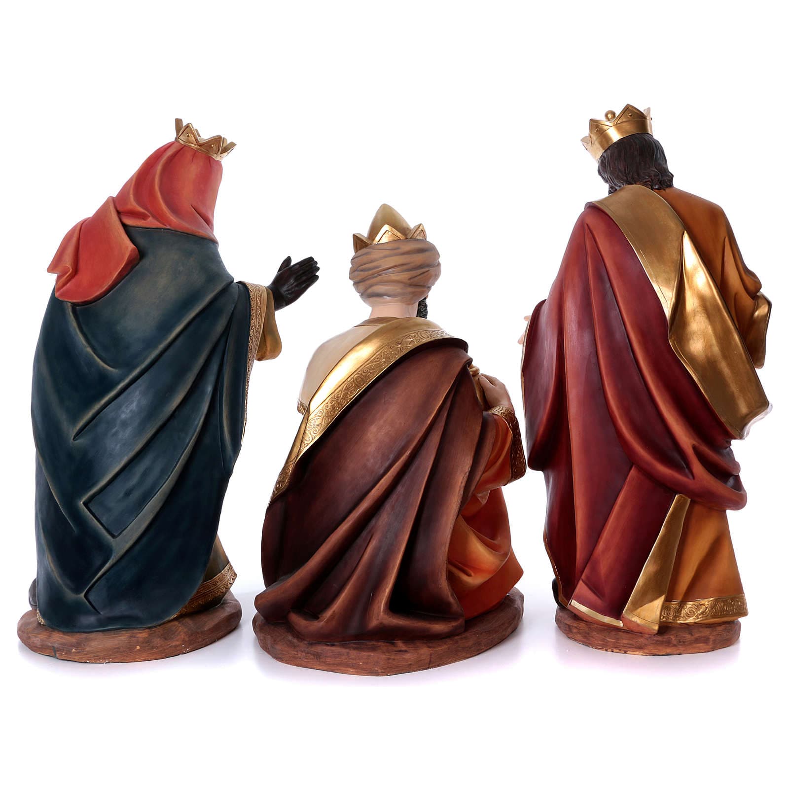 Set dei 3 re magi per presepe decorazione natalizia soggetti natività - 5
