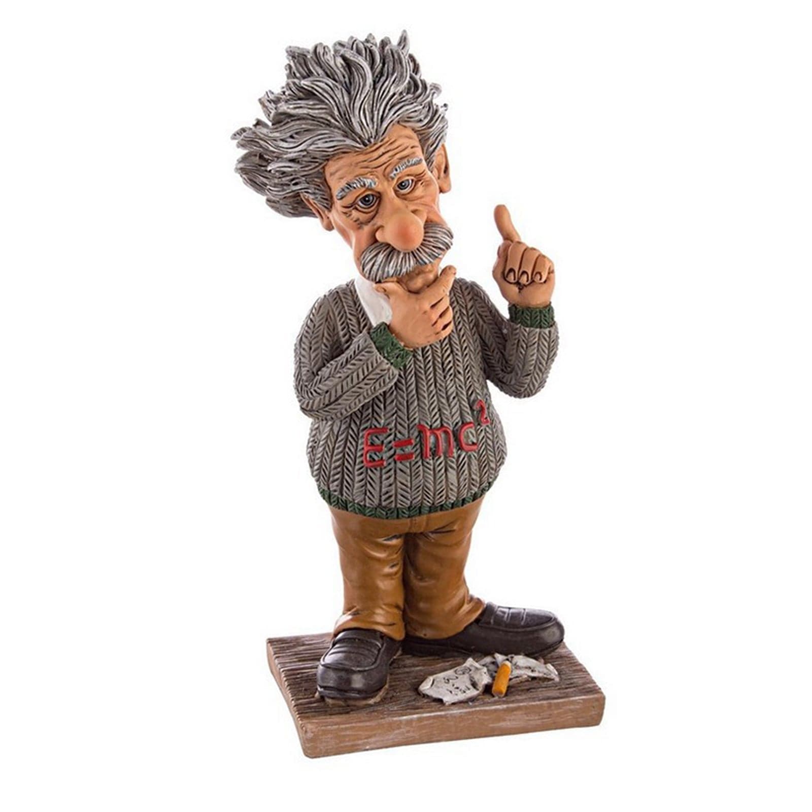Statuetta in poliresina caricatura presepe Napoletano idea regalo h 17 cm - 5