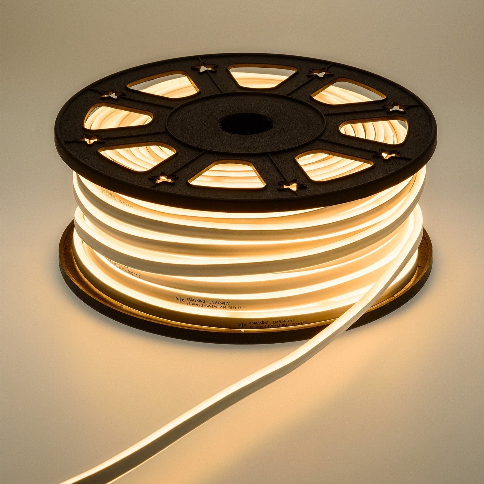 Tubo luminoso a led effetto neon "Bifacciale" decorazione per interno ed esterno - 11