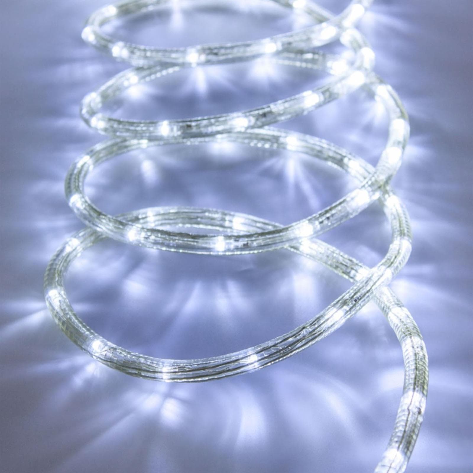 Tubo luminoso a led professionale Ø 13 mm decorazione natalizia luce fissa da esterno 45 mt - 7