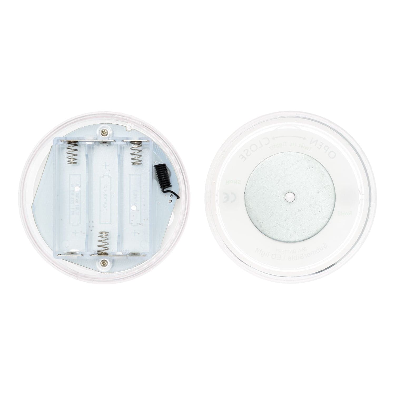 Disco sommergibile con led a luce RGB multicolore Ø8,5cm a batterie - 4