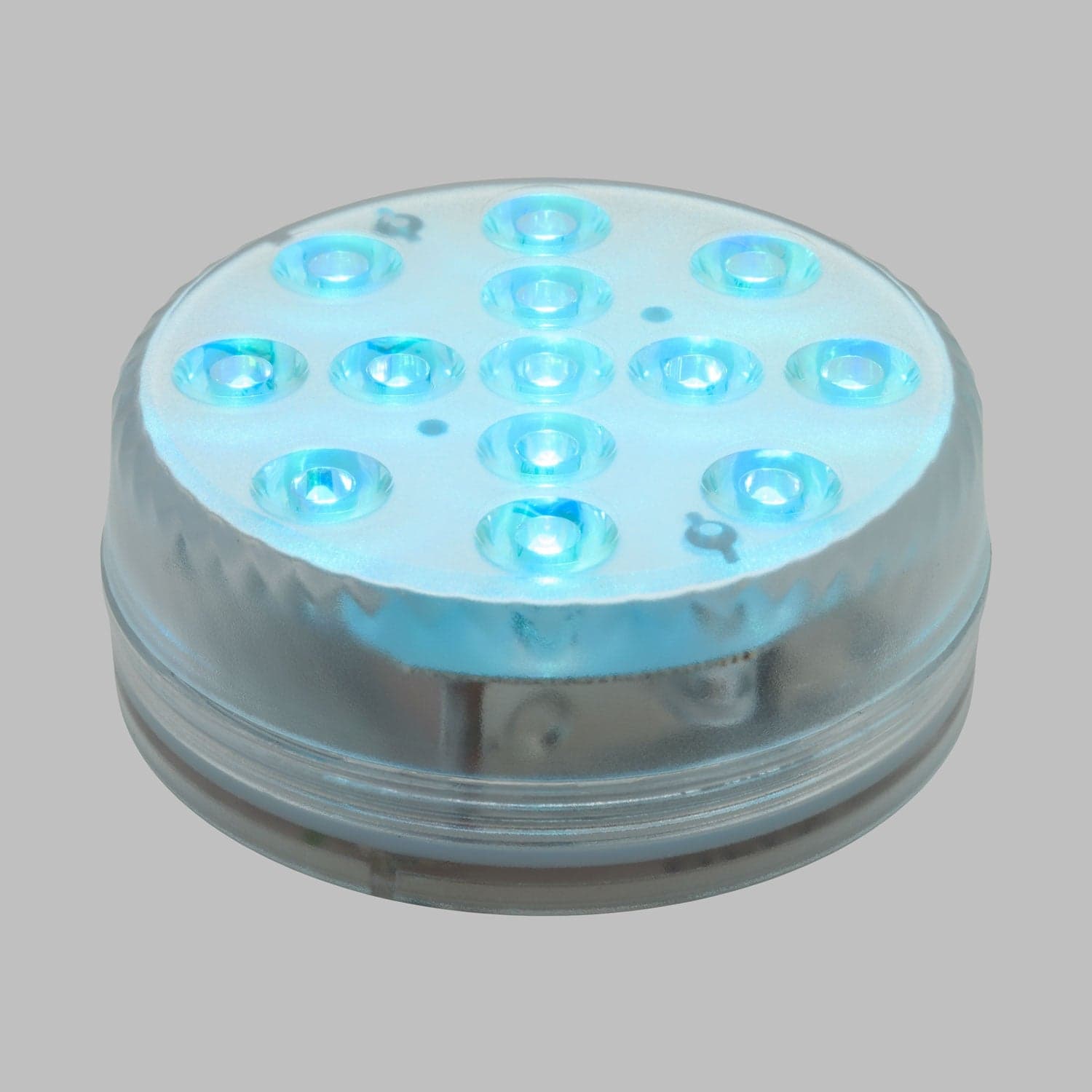 Disco sommergibile con led a luce RGB multicolore Ø8,5cm a batterie - 10