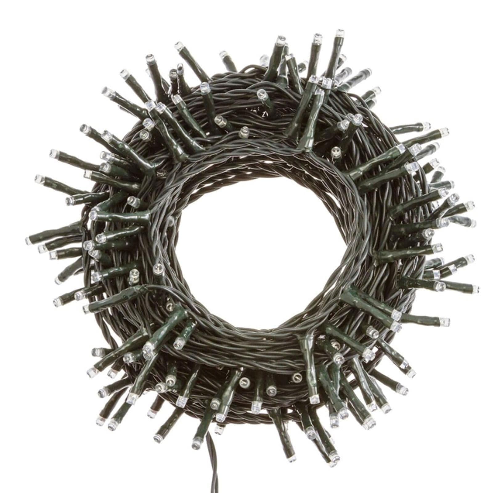 Luci di natale catena led "Minicluster" per interno ed esterno addobbi natalizi Ø 5 mm - 12