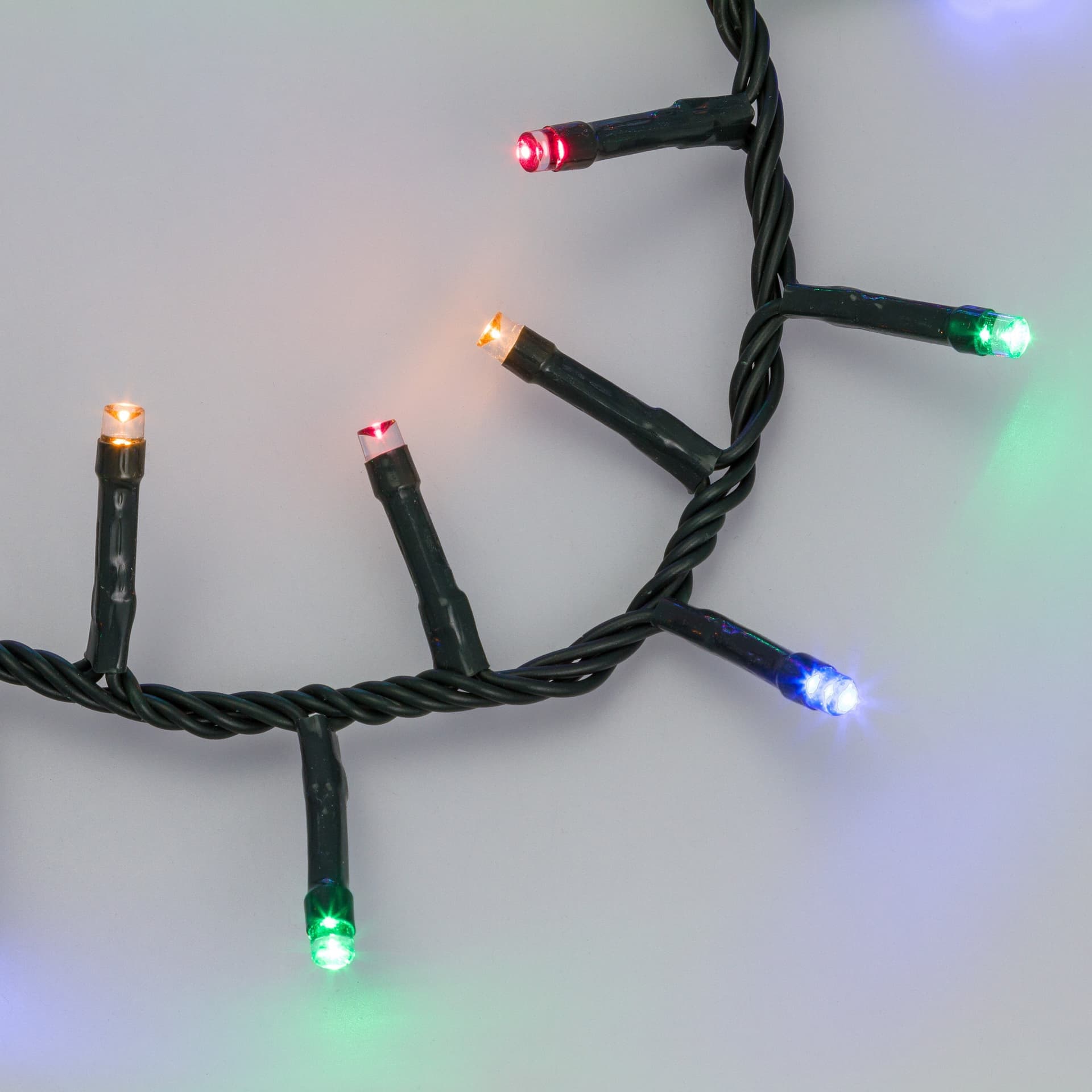 Luci di natale catena led "Minicluster" per interno ed esterno addobbi natalizi Ø 5 mm - 21